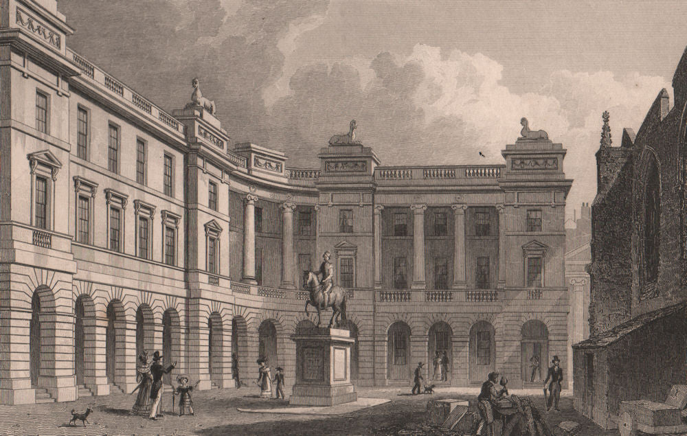 EDINBURGH. Parliament House & Square. Supreme Courts of Scotland.SHEPHERD 1833